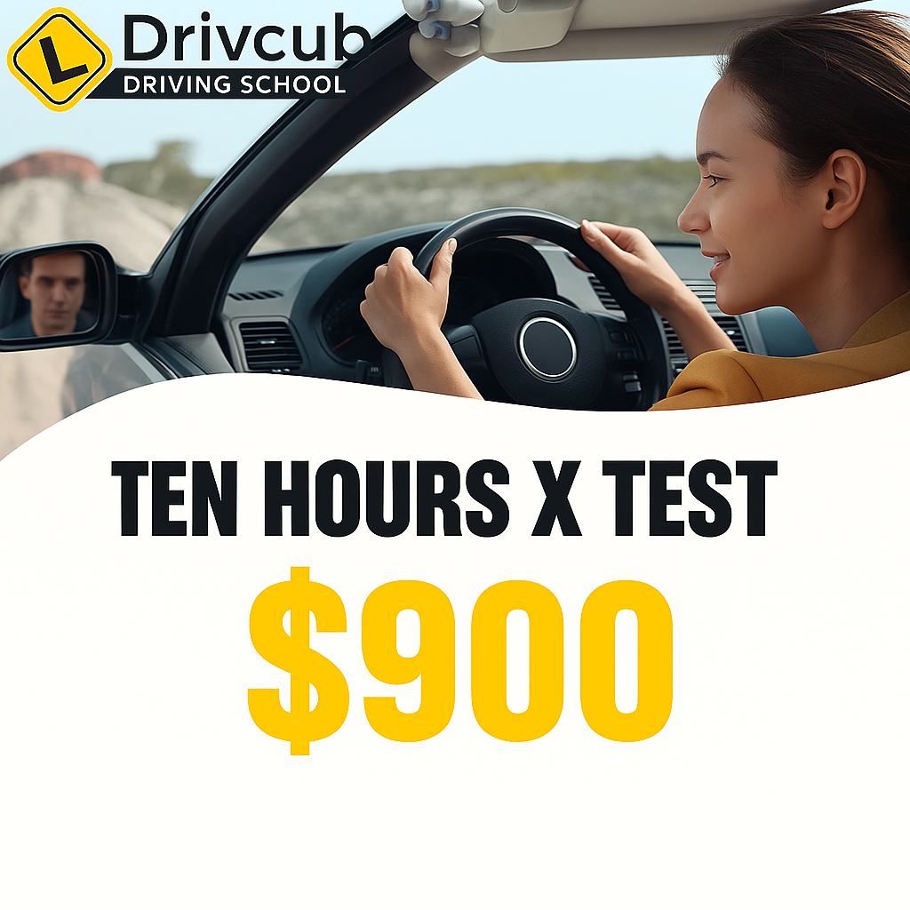 Ten hours x driving test